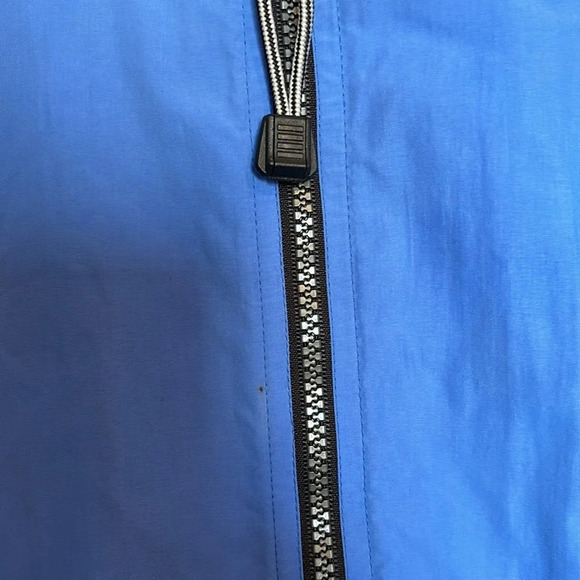 L.L. Bean women’s vintage blue full zip utility hiking vest size large - Picture 5 of 10